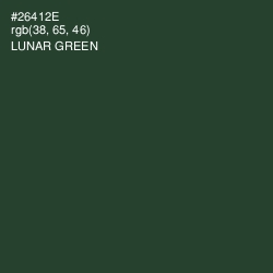 #26412E - Lunar Green Color Image